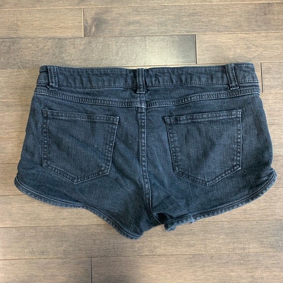 Forever 21 Dark Gray/Blue Jean Short Women’s 28 - Picture 5 of 5